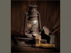 Ken Barrett-Old lamp and Tools-Highly Commended.jpg